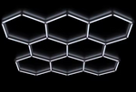 Hexagon LED Set 6500K 8 Waben 230V