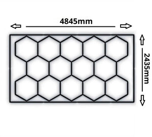 Hexagon LED Set Maße