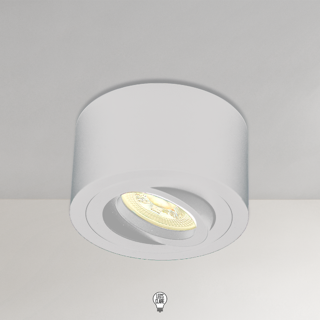 Aufbaustrahler weiß matt rund 50mm IP20 inkl. LED-Modul