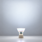 LED/SMD GU10 3W Milchglas – Kaltweiß 6000 K – illustrative Lichtdarstellung