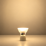 LED/SMD GU10 5W Milchglas – Warmweiß 3000 K – illustrative Lichtdarstellung