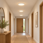 LED Aufbaupanel 18W mit 220 mm Durchmesser als Deckenbeleuchtung im Flur