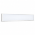 Weiße LED Deckenaufbauleuchte 30 × 120 cm mit 36W und 4400 Lumen auf weißem Hintergrund