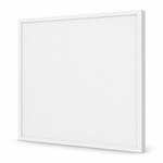 Weiße LED Deckenaufbauleuchte 62 × 62 cm mit 36W und 4400 Lumen auf weißem Hintergrund