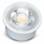 LED Flat Modul 7W – Detailansicht der klaren Linse und des weißen Gehäuses