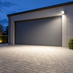 LED-Flutlichtstrahler 100 W zur Beleuchtung einer Garageneinfahrt
