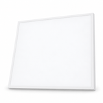 Weißes Backlight LED Panel 36W im Format 62 × 62 cm auf weißem Hintergrund