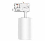 LED 3-Phasen Schienenstrahler weiß 30W Frontansicht