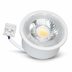 Mundotec LED Flat Modul 5W mit klarer Linse und Anschlussklemme – Gesamtansicht