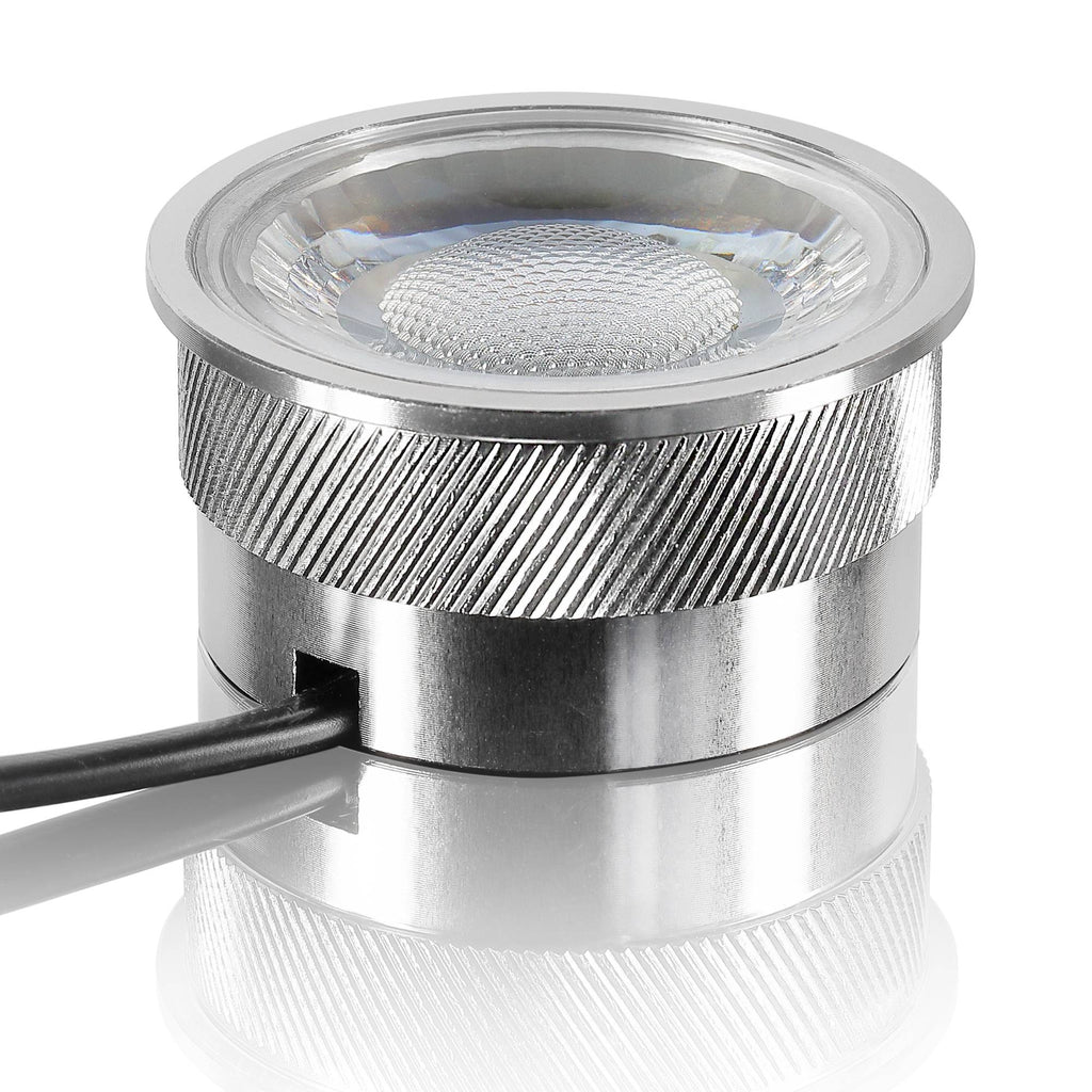 LED - Modul 5W 230V Dimmbar Aluminium / Linse Klar (geeignet für Einba ...