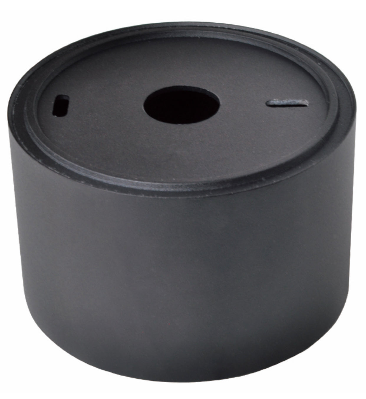 Aufbaustrahler schwarz matt rund 50mm IP44 inkl. LED-Modul