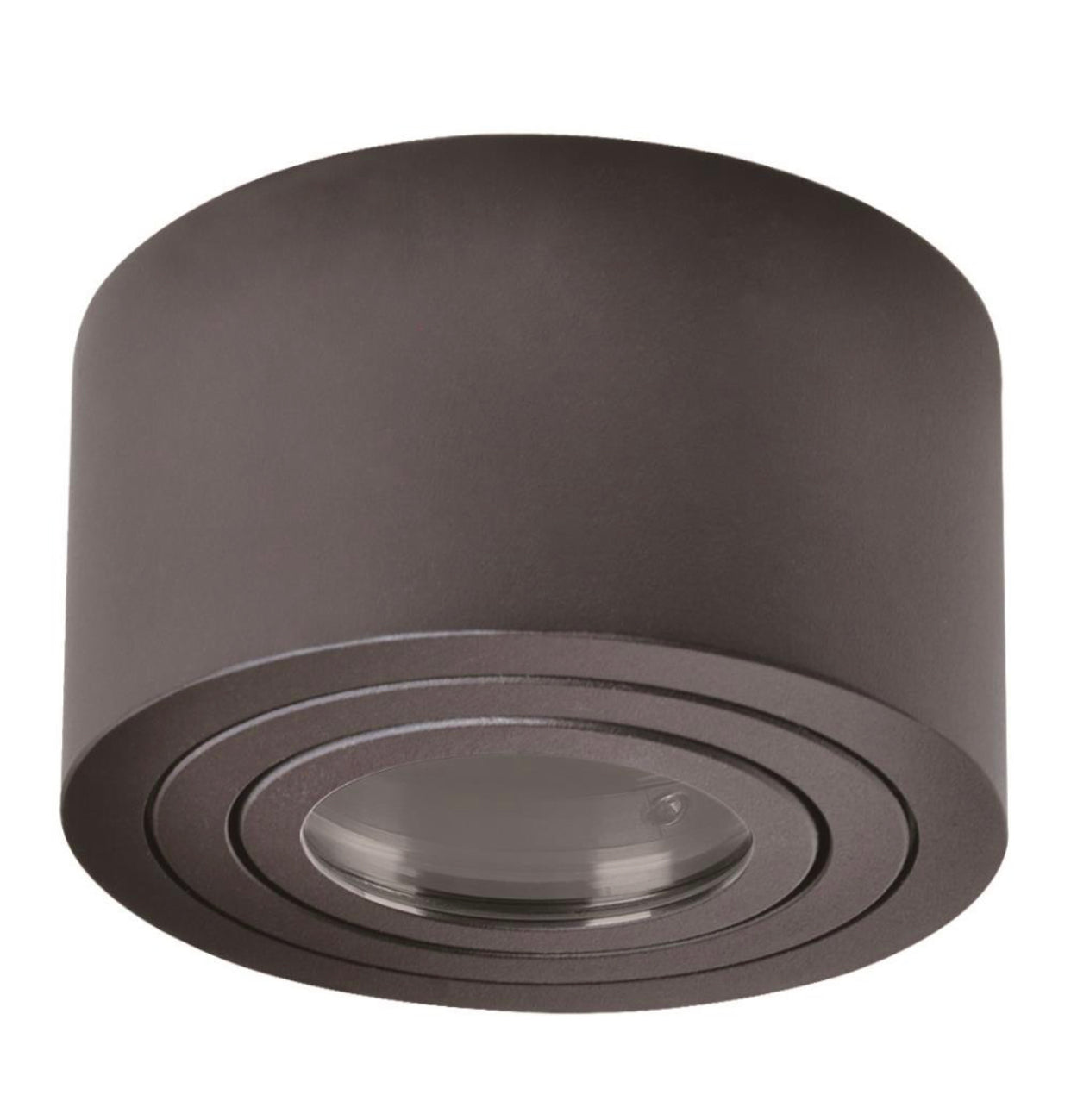 Aufbaustrahler schwarz matt rund 50mm IP44 inkl. LED-Modul