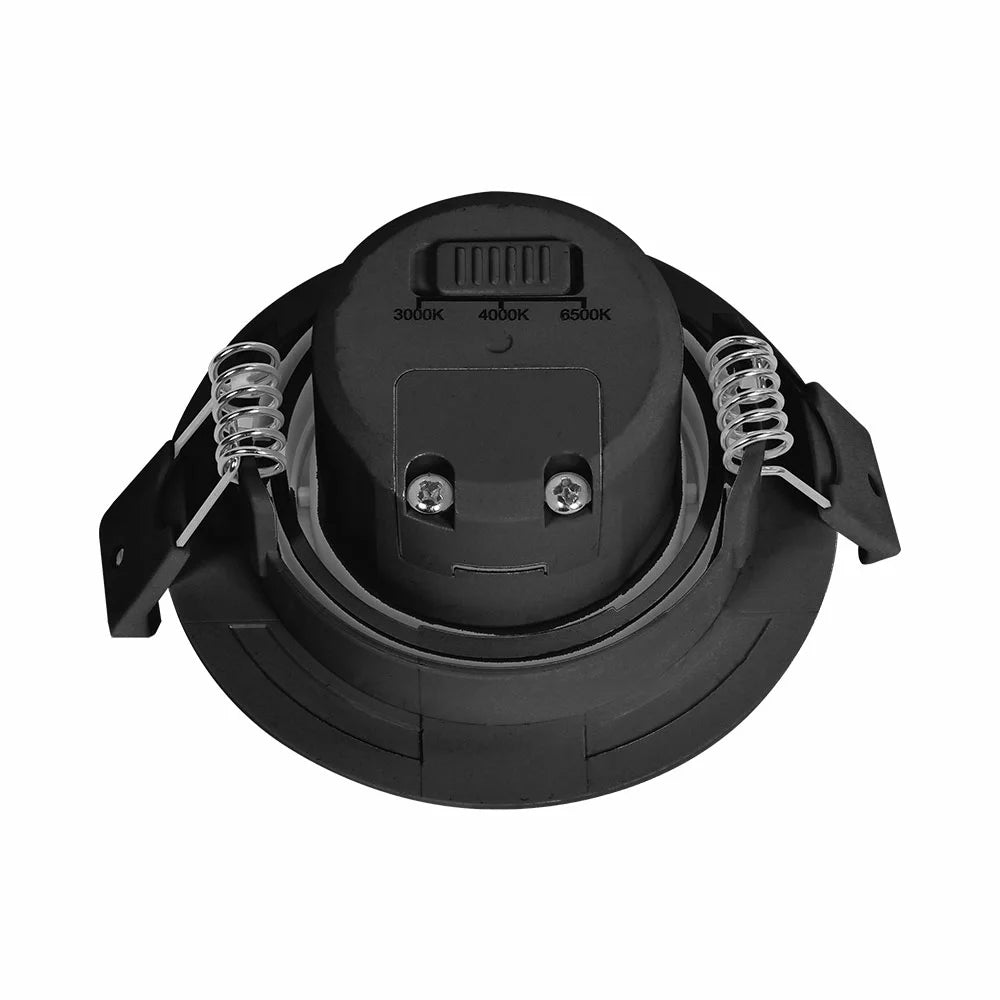 LED Einbauspot 7 Watt rund schwenkbar schwarz/weiß dimmbar IP20 Lichtfarbe einstellbar (3in1)