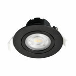 LED Einbauspot 7 Watt rund schwenkbar schwarz/weiß dimmbar IP20 Lichtfarbe einstellbar (3in1)