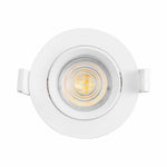 LED Einbauspot 7 Watt rund schwenkbar schwarz/weiß dimmbar IP20 Lichtfarbe einstellbar (3in1)