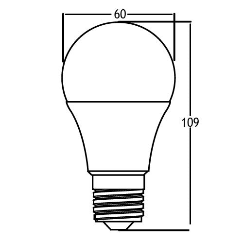 LED Bulb A60 8W E27 Advance