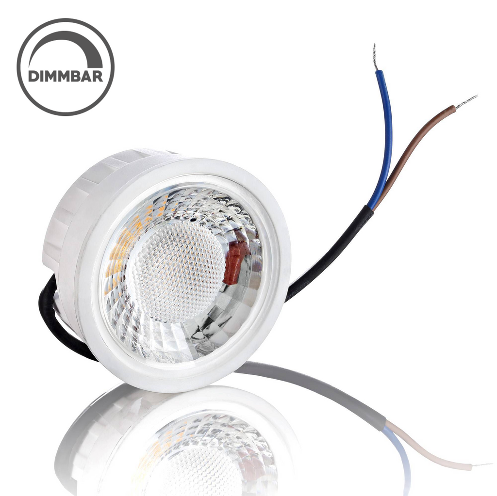 LED - Modul 5W 230V Dimmbar Keramik / Linse Klar (geeignet für Einbaustrahler)