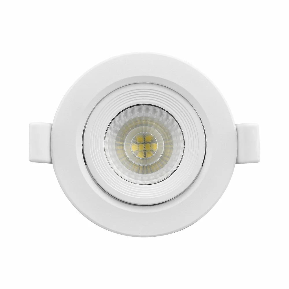 LED Einbauspot 7 Watt rund schwenkbar weiß dimmbar IP20